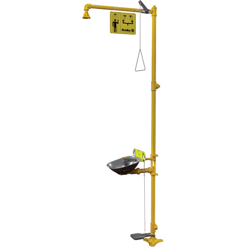 Poste de douche oculaire & douche de s&eacute;curit&eacute; Halo Absolute Business Supply