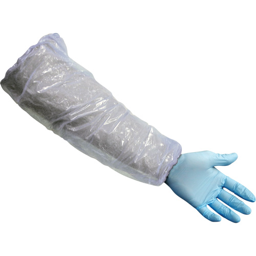 Sleeves, 16" long, Polyethylene, White Absolute Business Supply