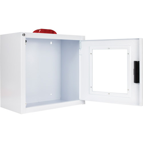 Grande armoire standard pour DEA avec alarme & stroboscope, Zoll AED Plus/Zoll AED 3/Cardio-Science/Physio-Control Pour, Non m&eacute;dical Absolute Business Supply