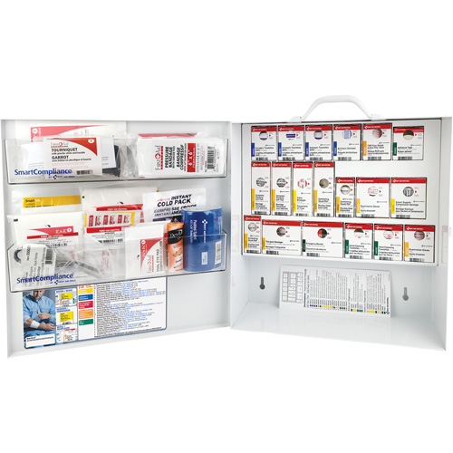 SmartCompliance&reg; First Aid Cabinet, Meets CSA Z1220-17 Type 3 High-Risk Environment, Small (2-25 Workers) Absolute Business Supply