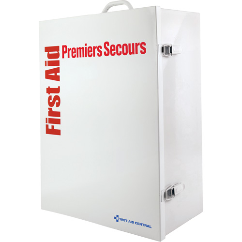 Armoire pour premiers soins SmartCompliance, R&eacute;pond &agrave; la norme CSA Z1220-17 type 3 environnements &agrave; haut risque, Moyen (26-50 travailleurs) Absolute Business Supply