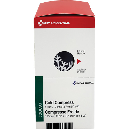 SmartCompliance&reg; Refill Instant Compress, Cold, Single Use, 4" x 5" Absolute Business Supply