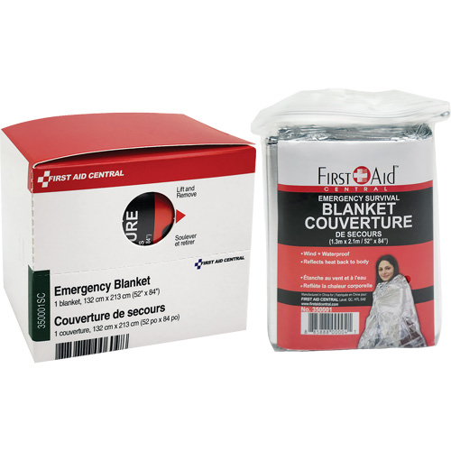 SmartCompliance&reg; Refill Emergency Blanket, Mylar Absolute Business Supply