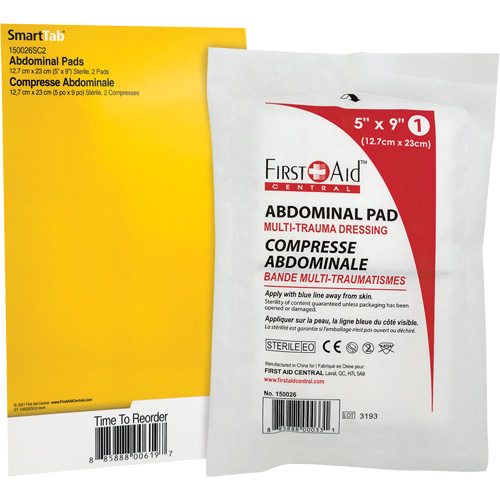 SmartCompliance&reg; Refill Abdominal Trauma Pads Absolute Business Supply