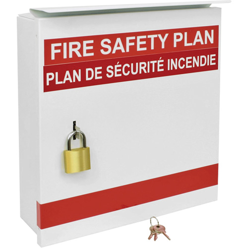 Boîte pour plan de s&eacute;curit&eacute; en cas d'incendie Absolute Business Supply