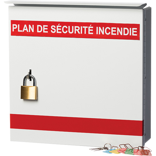 Boîte pour plan de s&eacute;curit&eacute; en cas d'incendie Absolute Business Supply