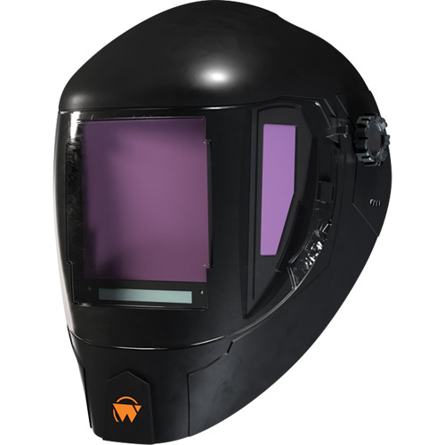 ArcOne&reg; Orbit Welding Helmet, 6" L x 4" W View Area, 3 - 13 Shade Range, Black Absolute Business Supply