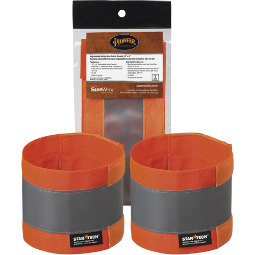142A High-Visibility Adjustable Ankle Bands Absolute Business Supply