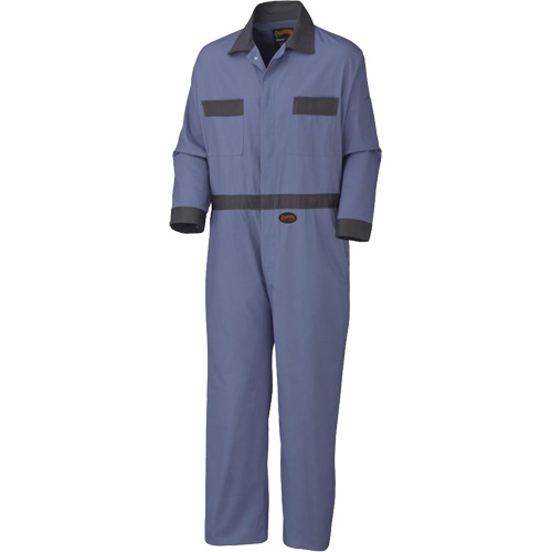 5133 Combinaisons avec boutons en laiton dissimul&eacute;s, Hommes, Bleu marin, Taille 36 Absolute Business Supply