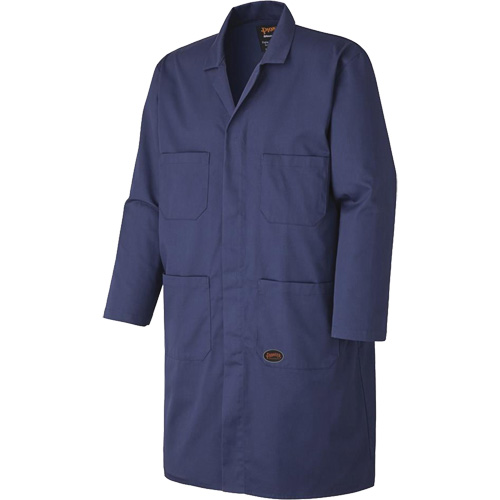 512 Sarrau, Poly-coton, Petit, Bleu marin Absolute Business Supply