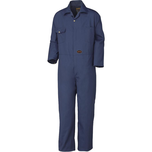 515 Combinaisons avec fermeture &agrave; glissi&egrave;re en laiton, Hommes, Bleu marin, Taille 36 Absolute Business Supply