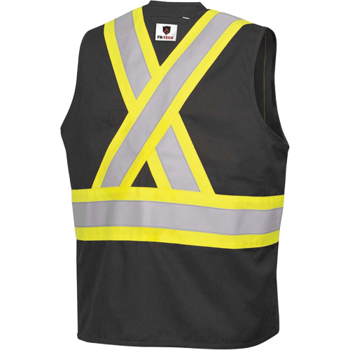7729 Veste r&eacute;sistante aux arcs &eacute;lectriques FR-Tech, Petit, Noir, 10 cal/cm² Absolute Business Supply