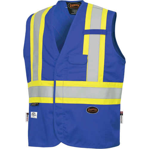 7730 Veste r&eacute;sistante aux arcs &eacute;lectriques FR-Tech, Petit, Bleu royal, 10 cal/cm² Absolute Business Supply