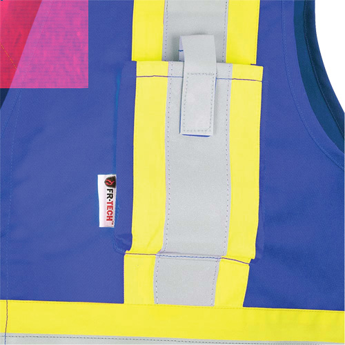 7730 Veste r&eacute;sistante aux arcs &eacute;lectriques FR-Tech, Petit, Bleu royal, 10 cal/cm² Absolute Business Supply