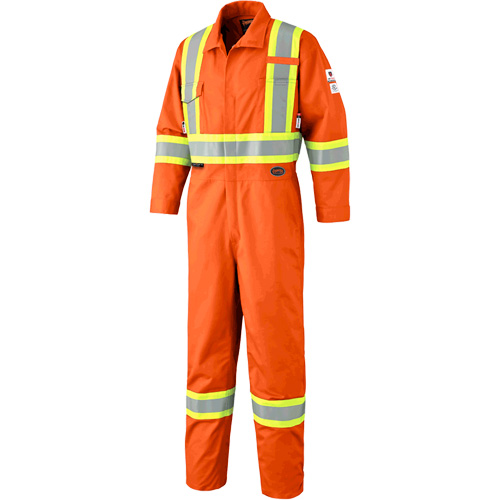 7702T Combinaison FR-Tech contre les arcs, Taille 40 (grand taille), Orange haute visibilit&eacute;, 10 cal/cm² Absolute Business Supply