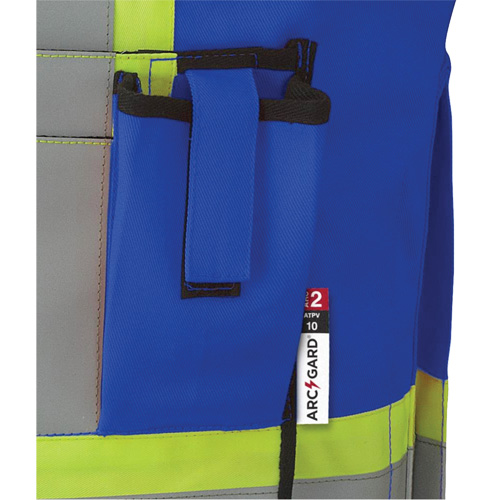 7733 Veste d'arpenteur ignifuge et r&eacute;sistant aux arcs &eacute;lectriques FR-Tech, Petit, Bleu royal, 9,7 cal/cm² Absolute Business Supply