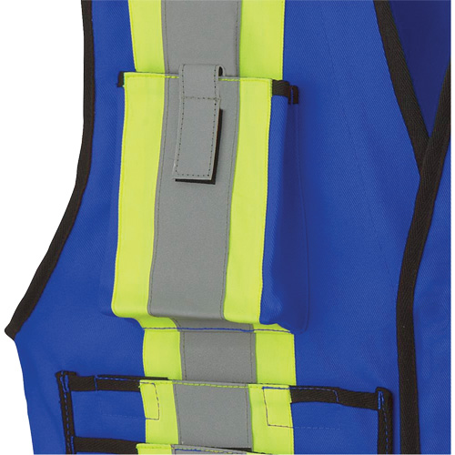 7733 Veste d'arpenteur ignifuge et r&eacute;sistant aux arcs &eacute;lectriques FR-Tech, Petit, Bleu royal, 9,7 cal/cm² Absolute Business Supply