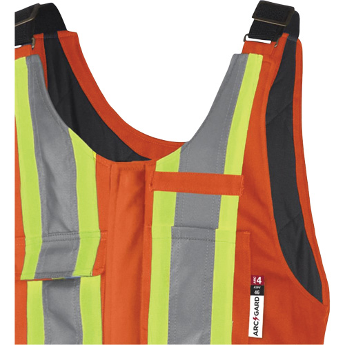 5534A Combinaison de s&eacute;curit&eacute; matelass&eacute;e ignifuge, Petit, Orange Absolute Business Supply