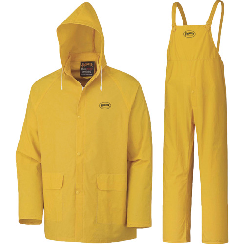 577 V&ecirc;tements imperm&eacute;ables 3 morceaux, Polyester/PVC, 6T-Grand, Jaune Absolute Business Supply