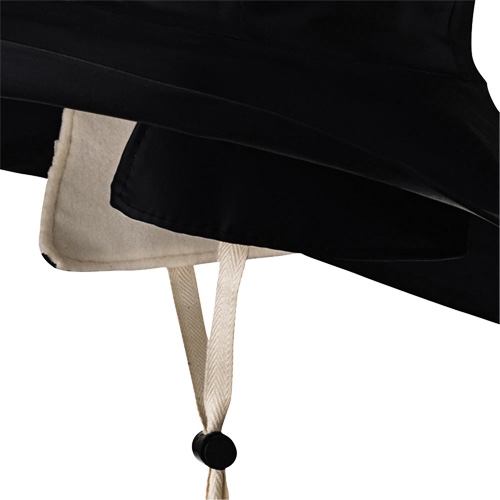 D5050 Chapeau Sou'wester traditionnel noir Dry King, Petit, Noir, Caoutchouc Absolute Business Supply