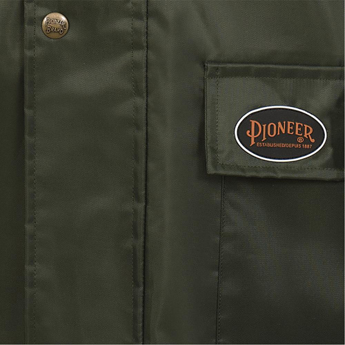D8120J Nailhead Ripstop Tree Planter Hooded Jacket, Polyester/PVC, X-Small, Green Absolute Business Supply