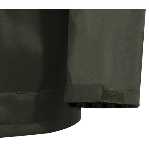 D8120J Nailhead Ripstop Tree Planter Hooded Jacket, Polyester/PVC, X-Small, Green Absolute Business Supply
