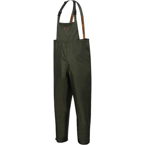 D8120P Nailhead Ripstop Tree Planter Bib Pants, X-Small, Polyester/PVC, Green Absolute Business Supply