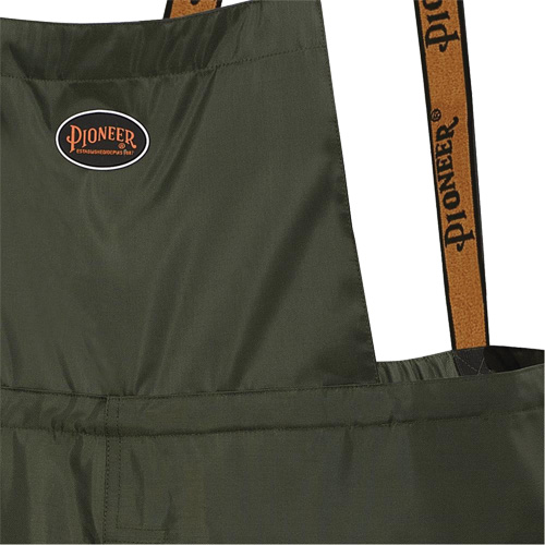 D8120P Nailhead Ripstop Tree Planter Bib Pants, X-Small, Polyester/PVC, Green Absolute Business Supply