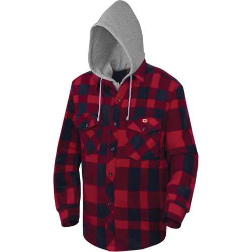 415RB Chemise &agrave; capuche matelass&eacute;e, Hommes, Petit, Multicolore Absolute Business Supply