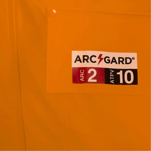 5880 FR/Arc-Rated Waterproof Rain Jacket, X-Small, High Visibility Orange, 10 cal/cm² Absolute Business Supply