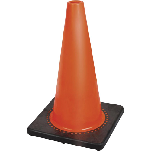 181P Premium Flexible Safety Cone, 18", Orange Absolute Business Supply