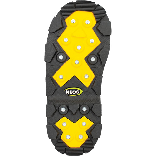 Voyager Glacier Trek Cleats Overshoes with Heels, Nylon/Polyurethane, Buckle, Fits Men's 5 - 6.5/Women's 6 - 8 Absolute Business Supply