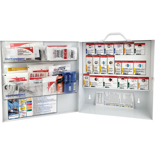SmartCompliance&reg; First Aid Cabinet, Meets CSA Z1220-17 Type 3 High-Risk Environment, Small (2-25 Workers) Absolute Business Supply