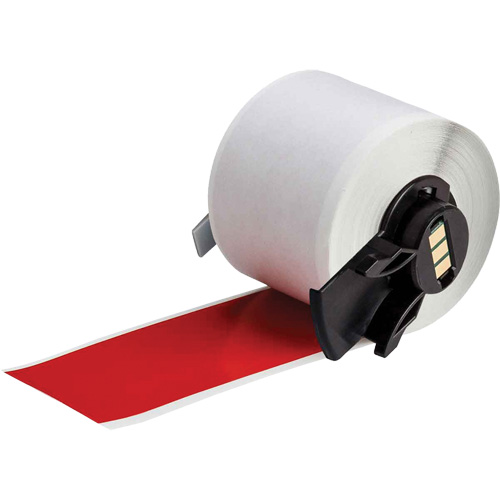 Multi-Purpose Label Tape, Vinyl, Red, 1.9" Width Absolute Business Supply