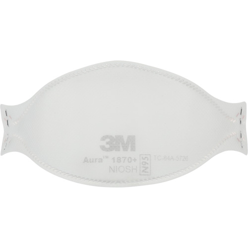 Appareil de protection respiratoire contre les particules pour soins de sant&eacute; et masque chirurgical 1870+ Aura, N95, Certifi&eacute; NIOSH/Homologu&eacute; FDA Absolute Business Supply
