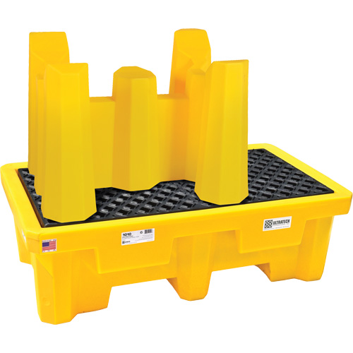 Syst&egrave;me de confinement Ultra-Drum sans drain pour 4 barils, 53" lo x 53" la x 77,8" ha, 3000 gal. US Capacit&eacute; Absolute Business Supply