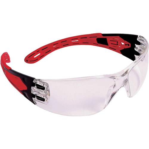 Lunettes de s&eacute;curit&eacute; sans cadre Volcano, Lentille Transparent, Antibu&eacute;e/Anti-&eacute;gratignures/Antistatique, ANSI Z87+/R&eacute;pond ou surpasse la norme CSA Z94.3 Absolute Business Supply