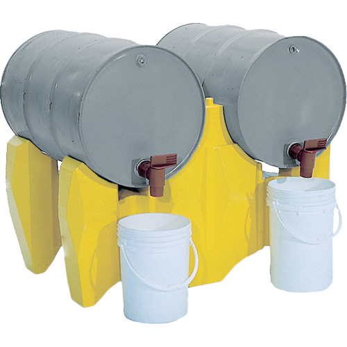 Support pour 2 barils &agrave; lhorizontale, 46,5" lo x 30" la x 31" ha Absolute Business Supply