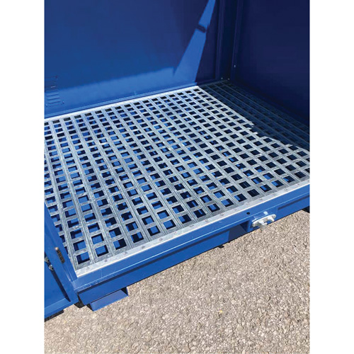 Palette de d&eacute;versement en acier avec couvercle rigide S-4 Ultra, 61" lo x 54,4" la x 52" h, Capacit&eacute; de charge 4700 lb Absolute Business Supply