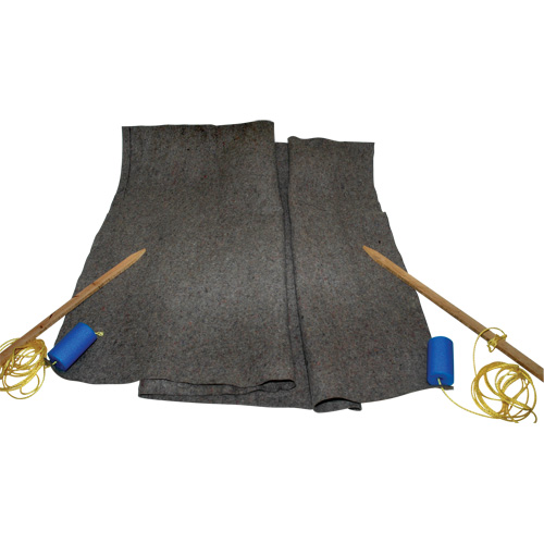 Ultra-Oil Blanket, Mati&egrave;res dangereuses/Huile seulement/Universel, 120" x 60", 8,3 gal. US d'absorption Absolute Business Supply