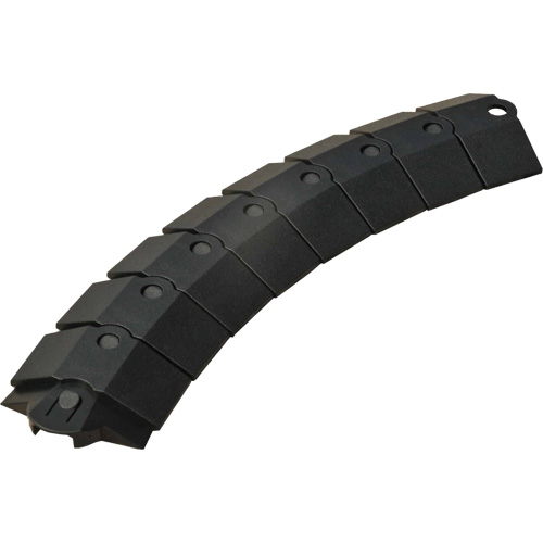 Small Ultra-Sidewinder Cable Protection System&reg; with Endcaps, 39.5" x 3" x 0.8", 2000 lbs. (1 tons) Absolute Business Supply