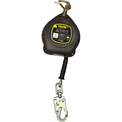 Cordage de s&eacute;curit&eacute; autor&eacute;tractable Falcon +, 30', Acier galvanis&eacute;, Pivotant Absolute Business Supply