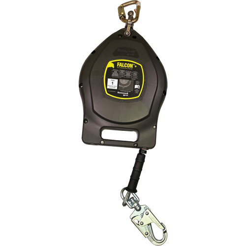 Cordage de s&eacute;curit&eacute; autor&eacute;tractable Falcon +, 50', Acier galvanis&eacute;, Pivotant Absolute Business Supply