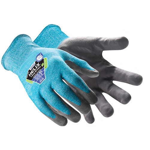 Gants r&eacute;sistants aux coupures Helix 3055 Bamboo TwinFlex, Taille 5/2T-petit, Calibre 18, Rev&ecirc;tement Nitrile, Enveloppe en PEHP/Polyamide, ASTM ANSI niveau A4 Absolute Business Supply