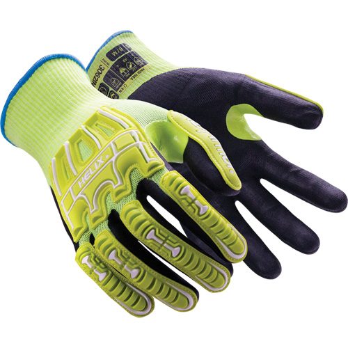 Helix&reg; 3062IMP Impact Gloves, 6/X-Small, Foam Nitrile Palm, Elastic/Knit Wrist Cuff Absolute Business Supply