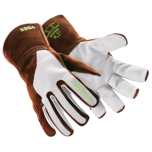 HeatArmor&reg; 5054 Welding Gloves, Grain Goatskin, Size Small/7 Absolute Business Supply