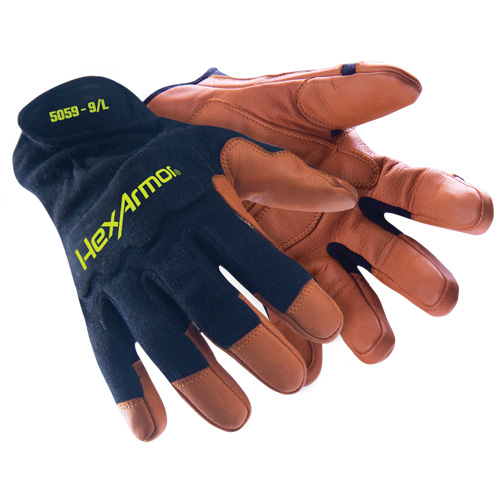 HeatArmor&reg; 5059 Welding Gloves, Grain Goatskin, Size Small/7 Absolute Business Supply