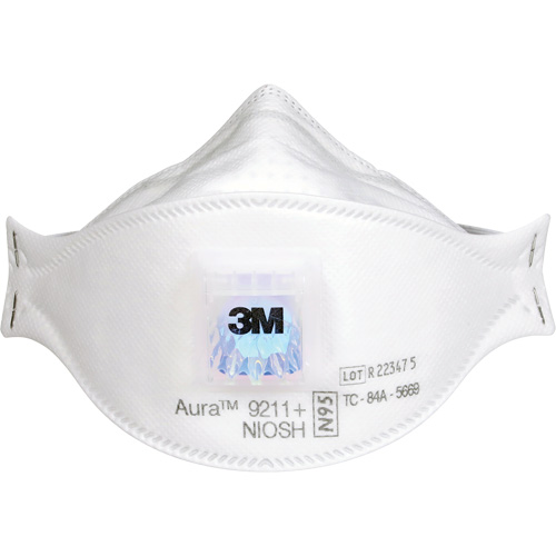 Respirateur &agrave; particules Aura 9211+, N95, Certifi&eacute; NIOSH Absolute Business Supply