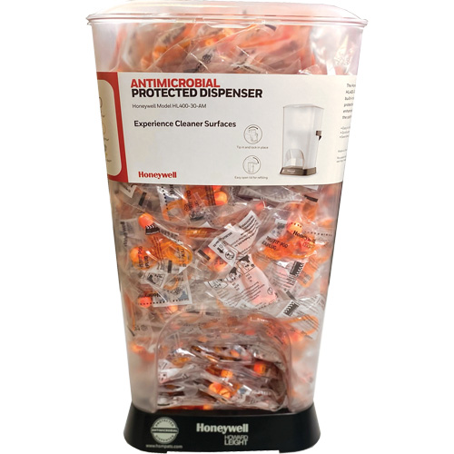 HL400 AM Corded Earplug Dispenser with TF-30 Earplugs Canister Absolute Business Supply