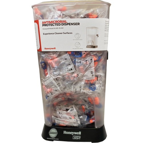 Distributeur de bouchons doreille filaires HL400 AM avec boîte de bouchons doreille XTR-30 Absolute Business Supply